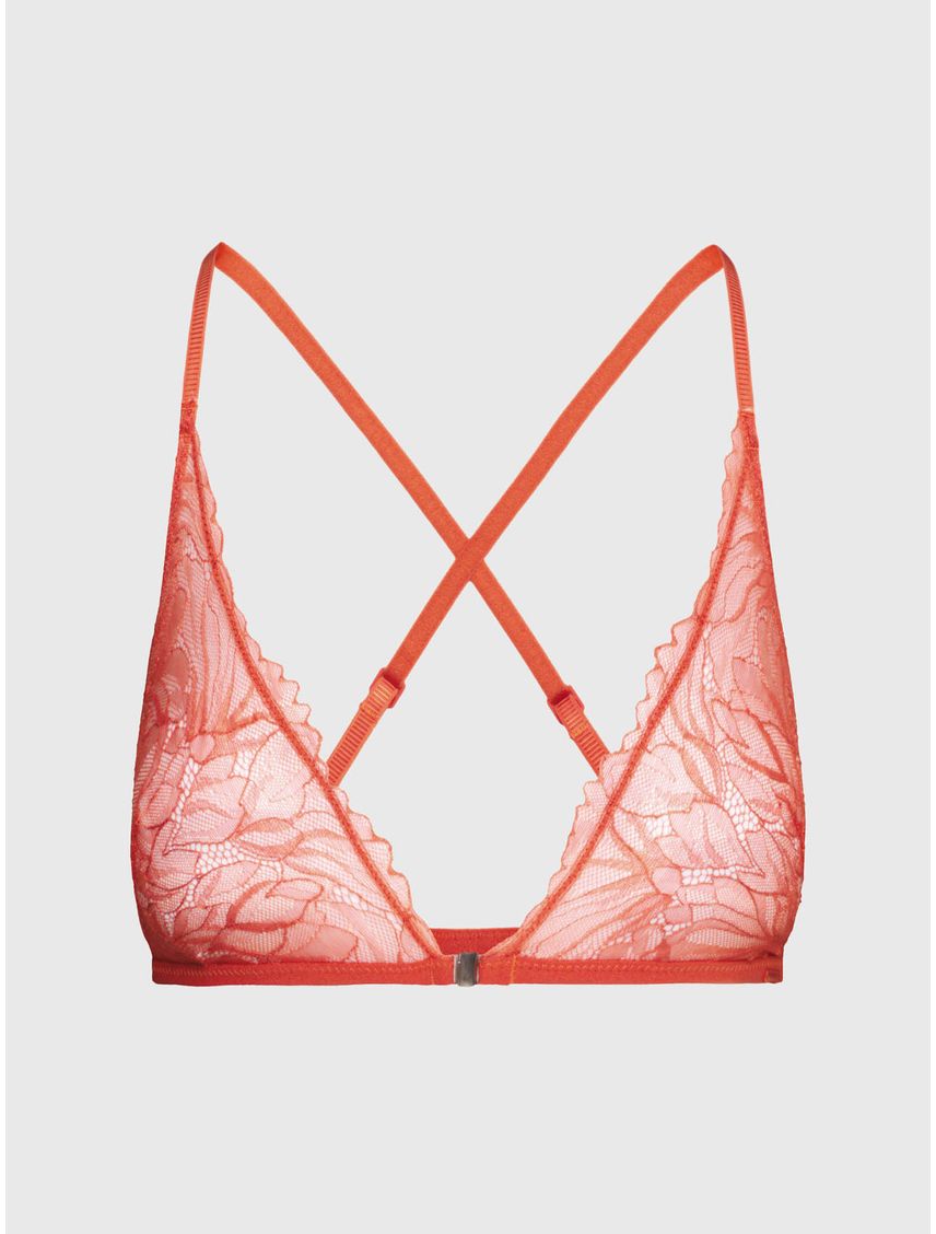 Brasier de encaje con cierre frontal