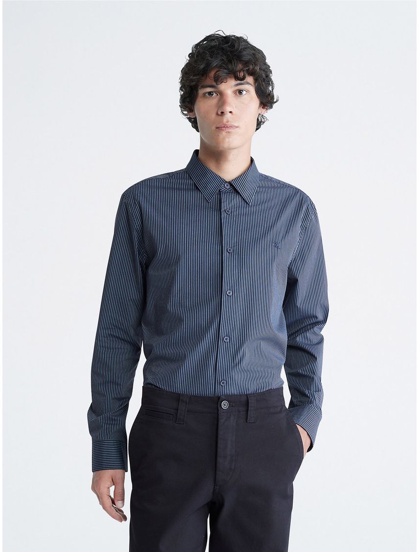 Camisa manga larga a rayas