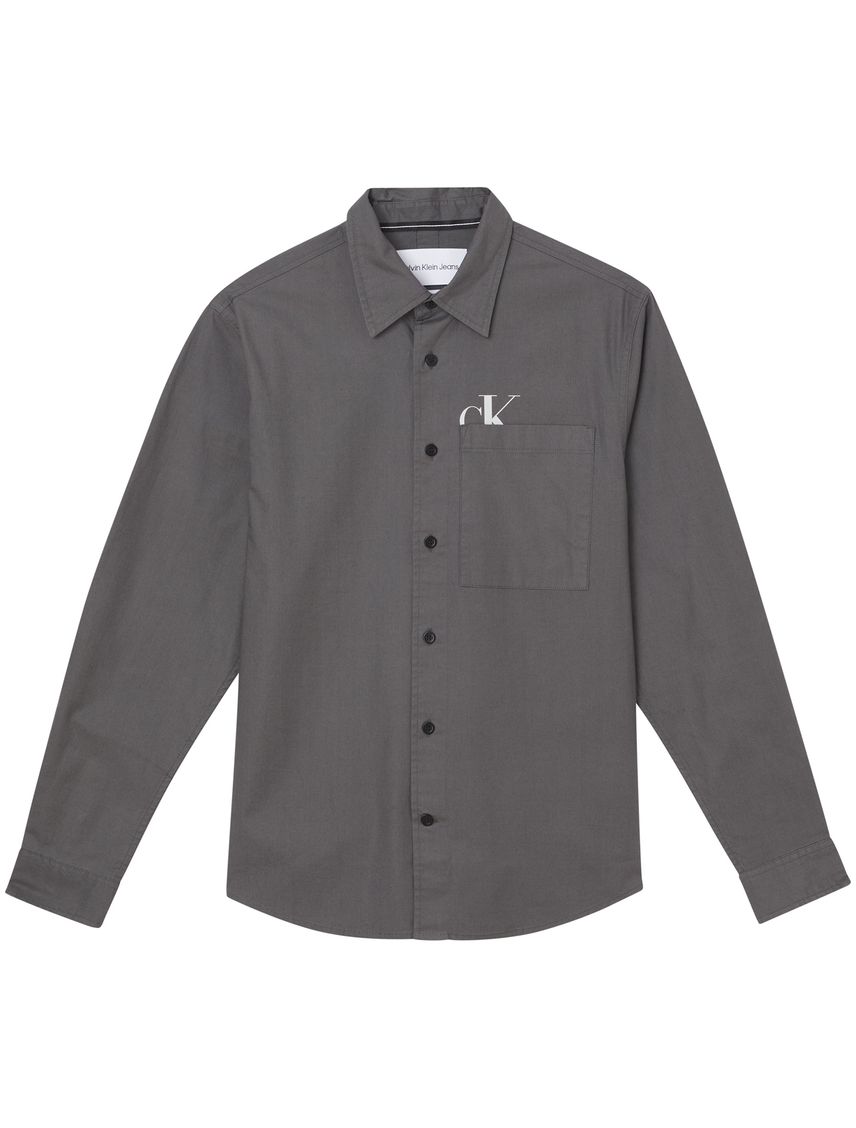Camisa manga larga con logo tape