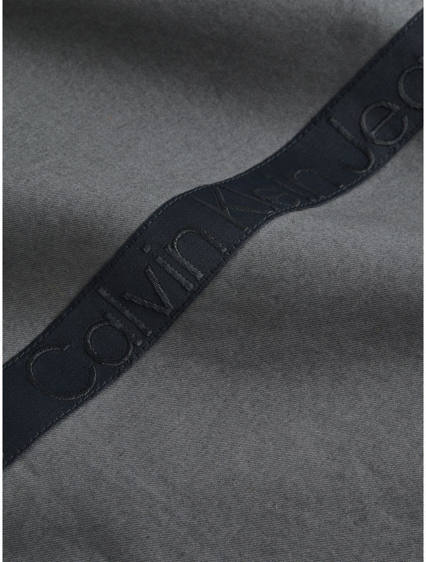 Camisa manga larga con logo tape