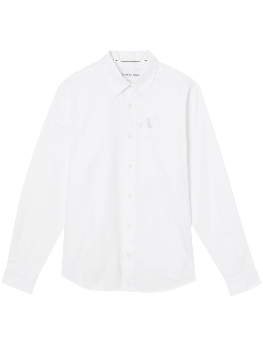 Camisa manga larga con logo tape