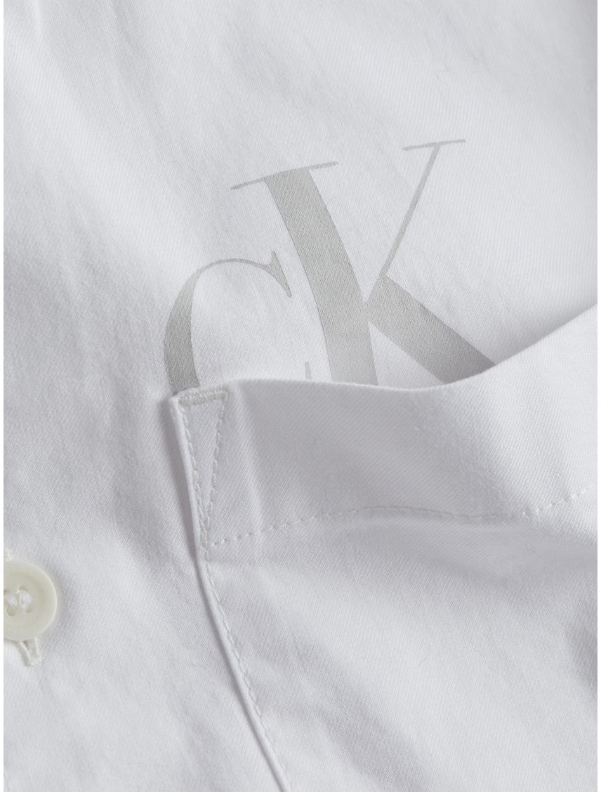 Camisa manga larga con logo tape