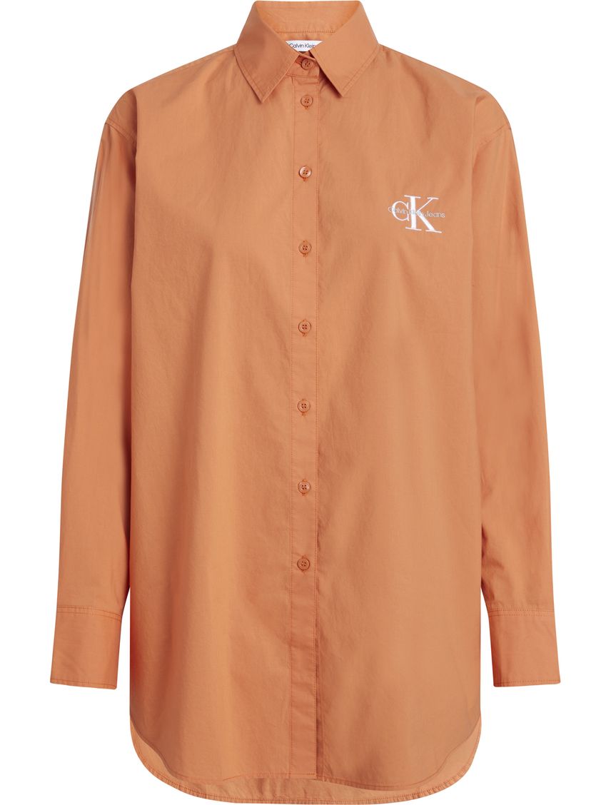Camisa oversize con monograma