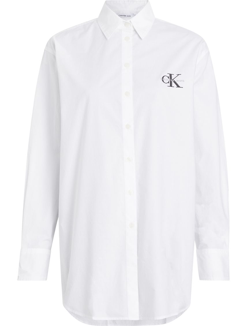 Camisa oversize con monograma