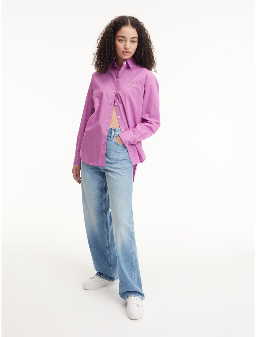 Camisa relaxed con logotipo