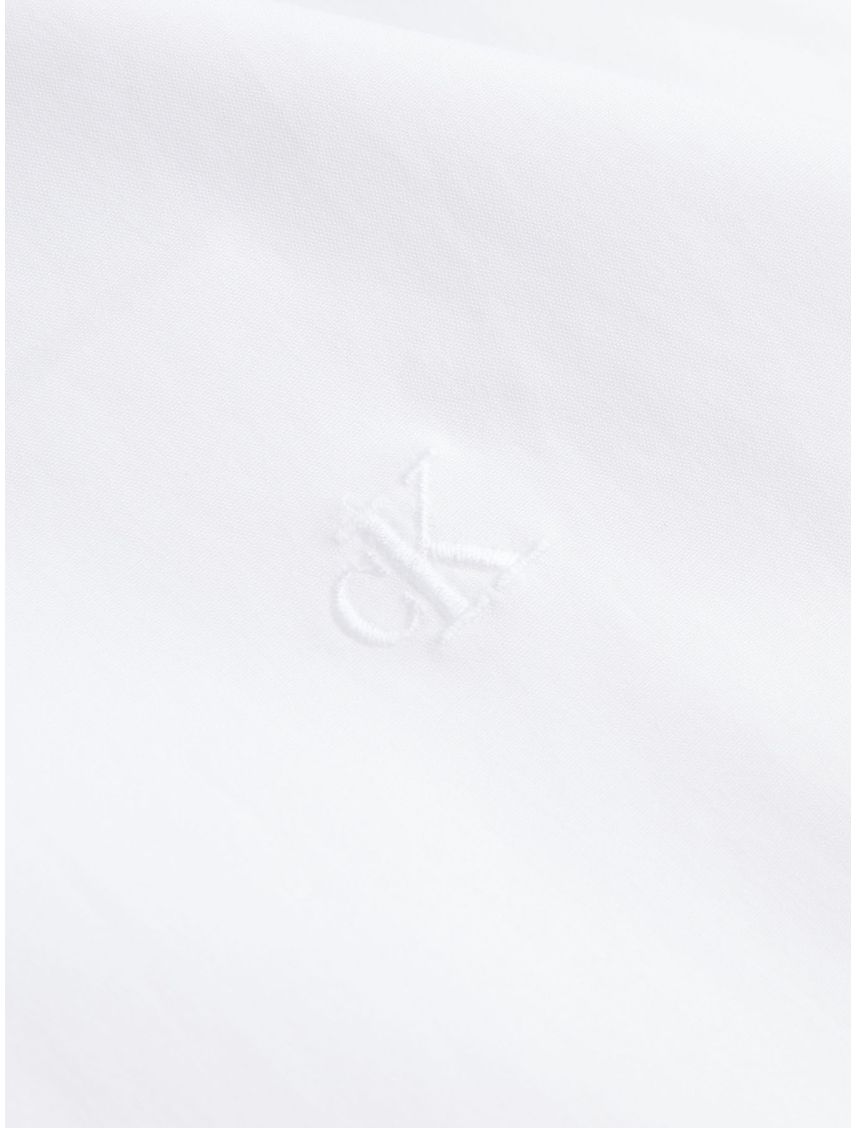 Camisa slim de algodón elástico