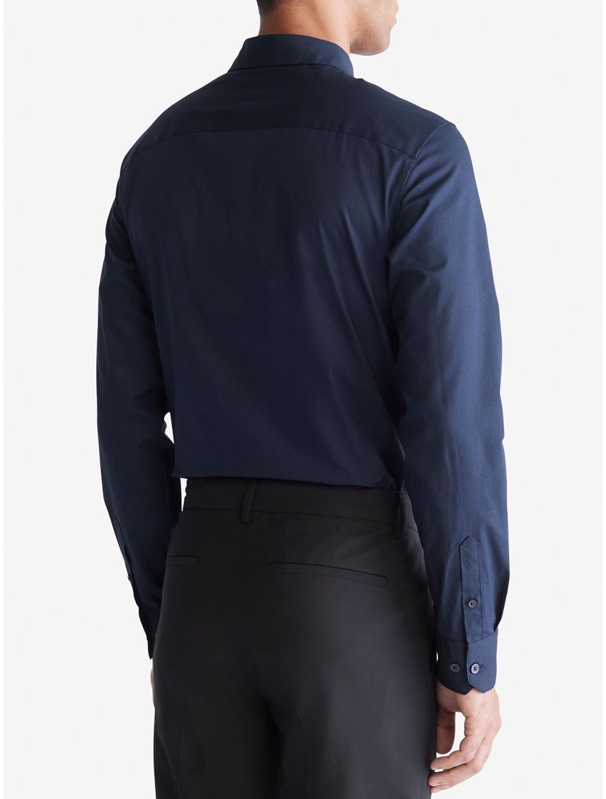 Camisa stretch con logo