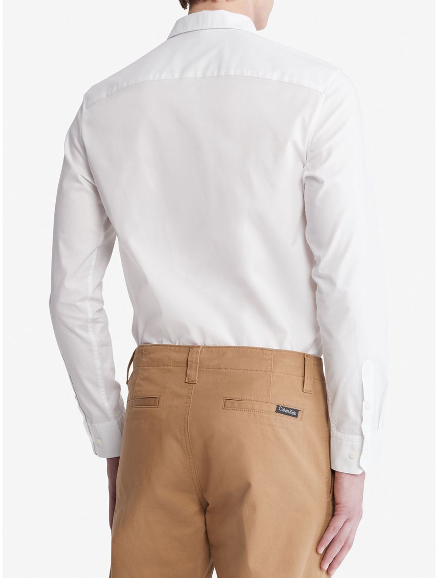 Camisa stretch con logo