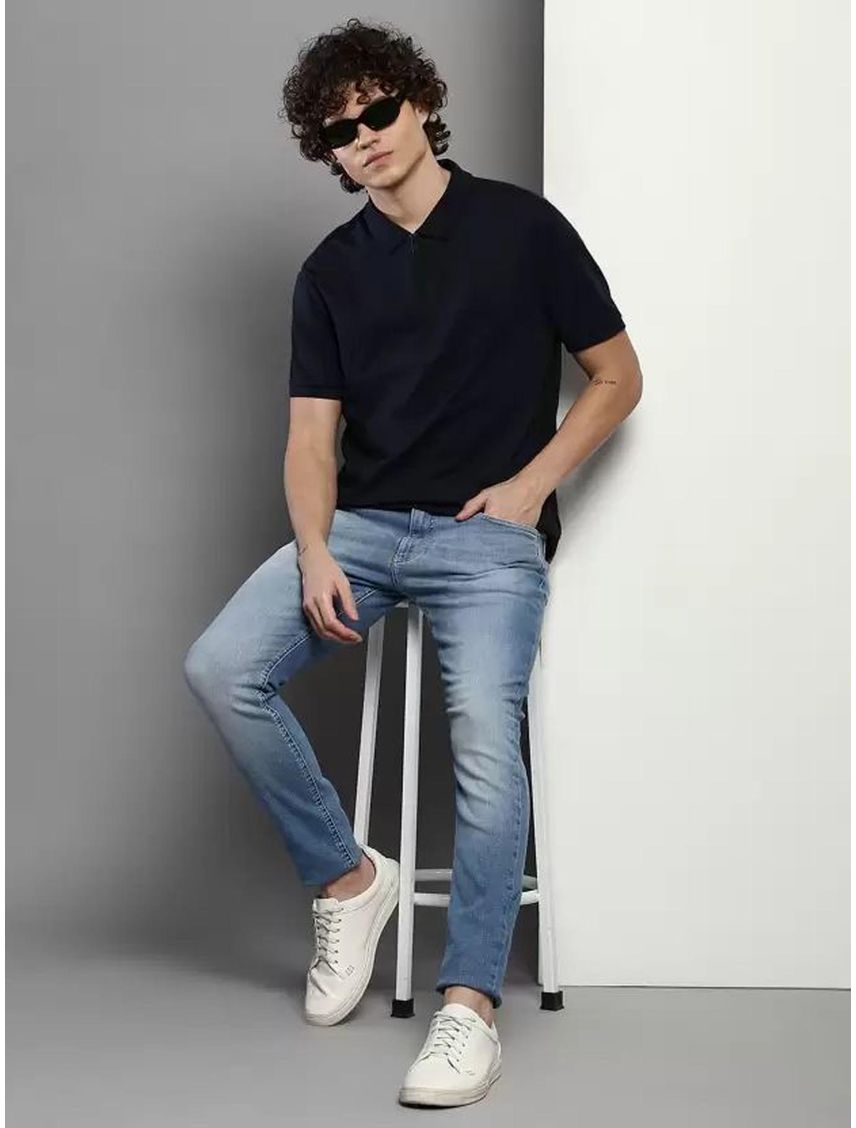 Chomba de pique con cremallera