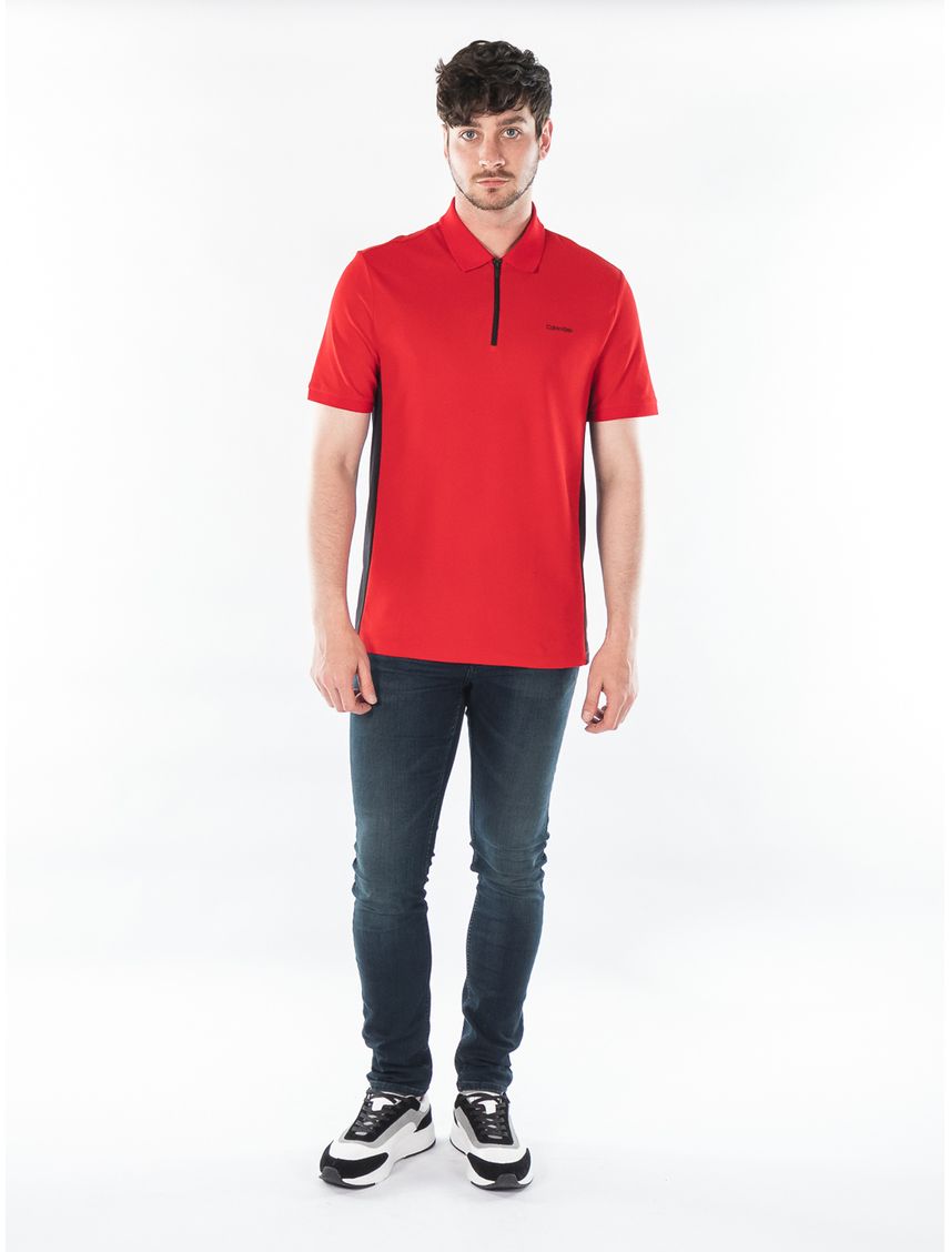 Chomba de pique con cremallera