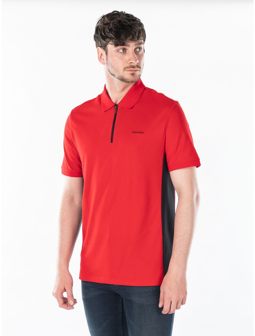 Chomba de pique con cremallera