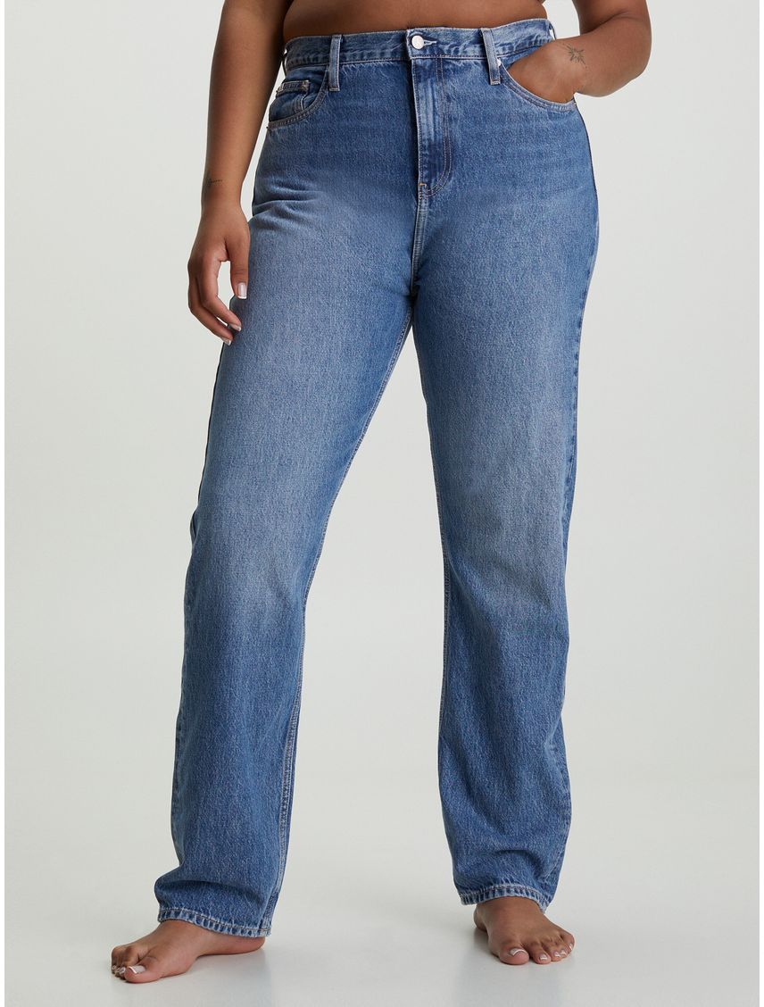 High Rise Straight jeans
