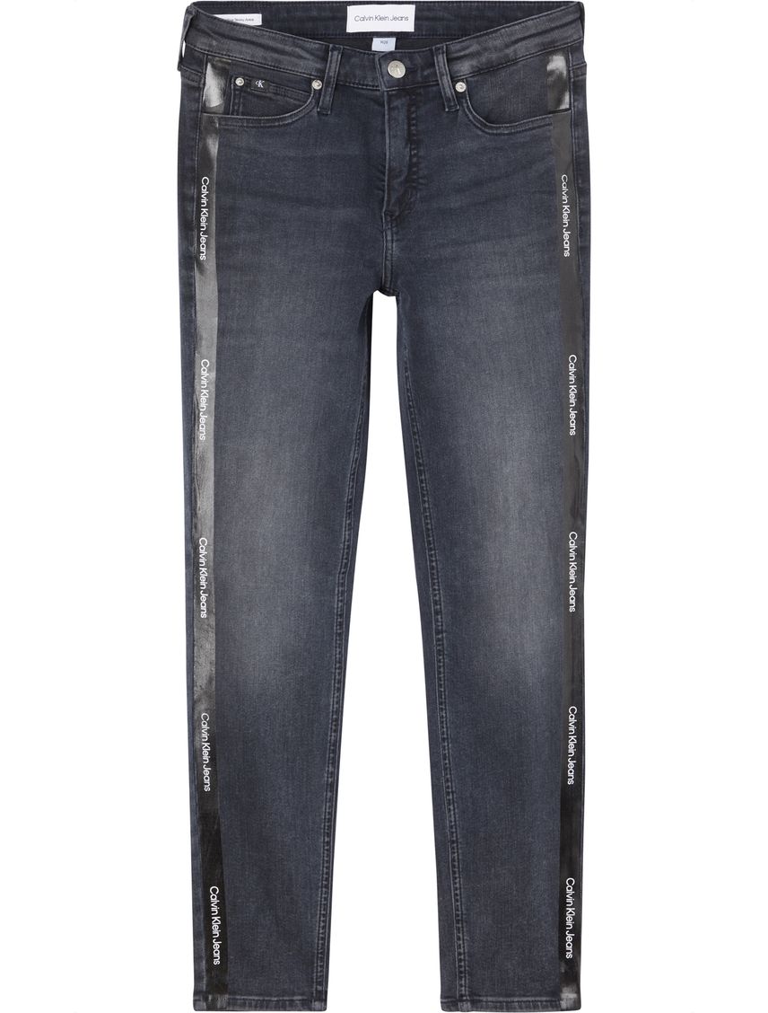 Jeans skinny de talle medio ankle