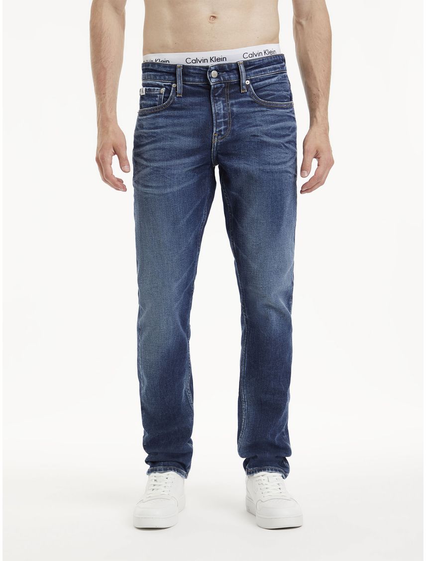 Jeans slim de talle alto
