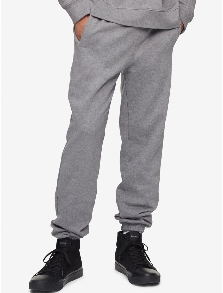 Jogger de algodón con logo bordado