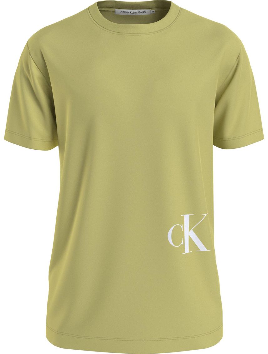 Remera con monograma en contraste