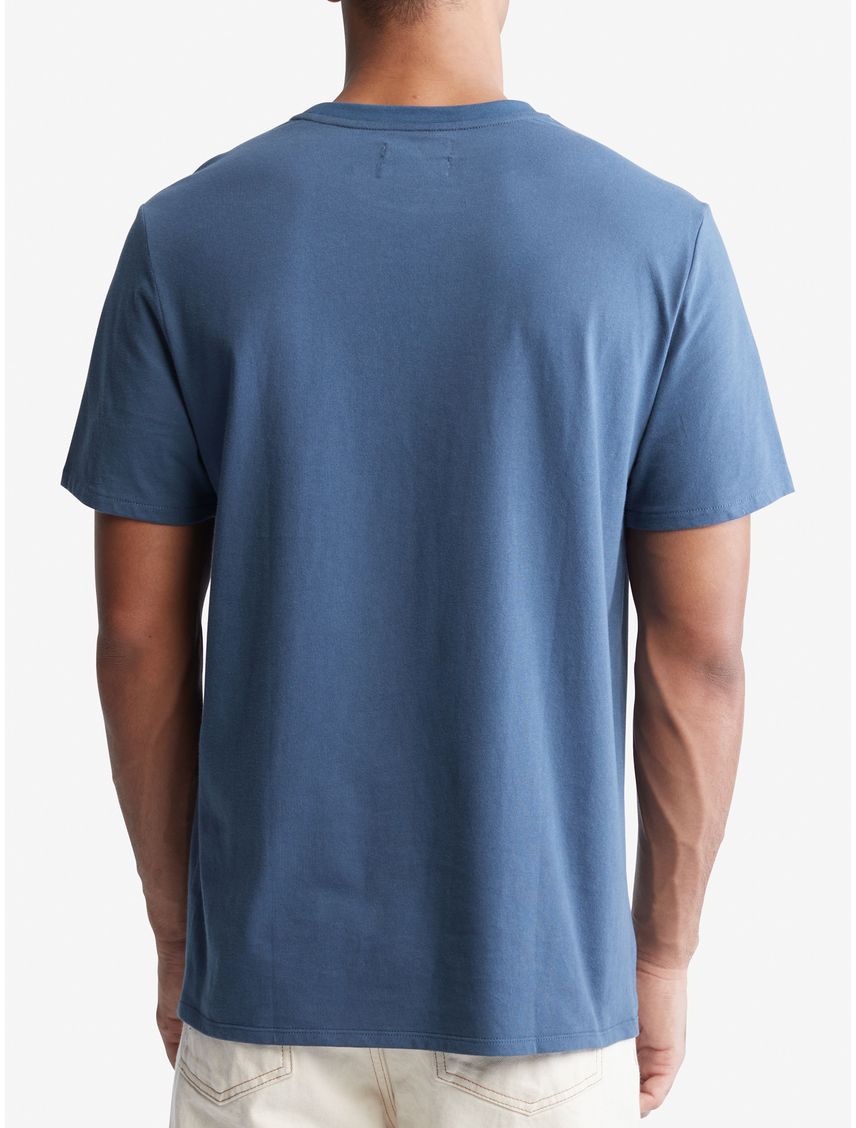 Remera de algodón con monograma bordado