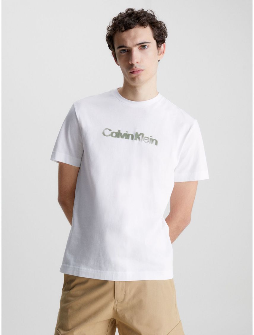 Remera de algodón orgánico con logo