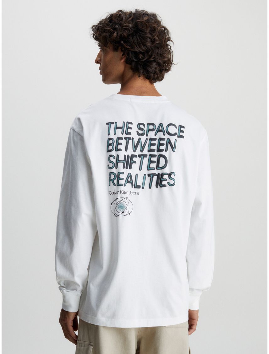 Remera de manga larga con slogan