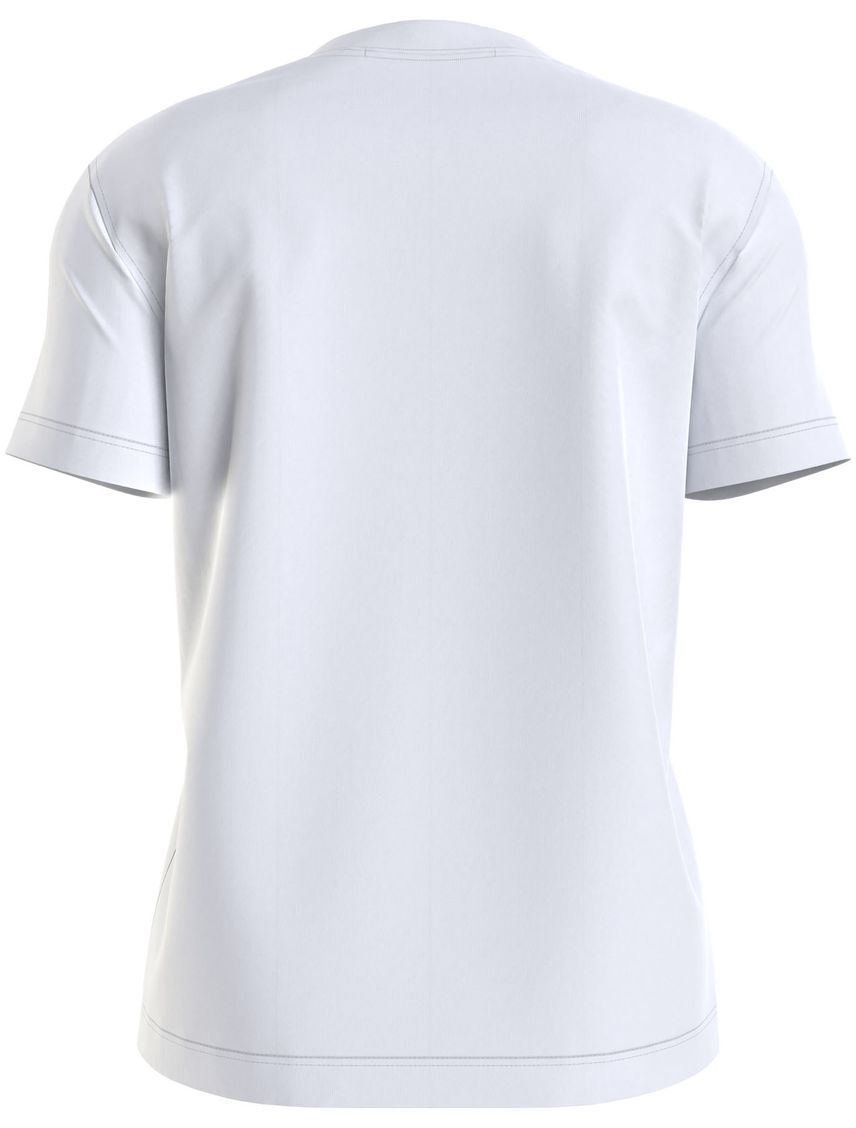 Remera regular con monograma efecto spray