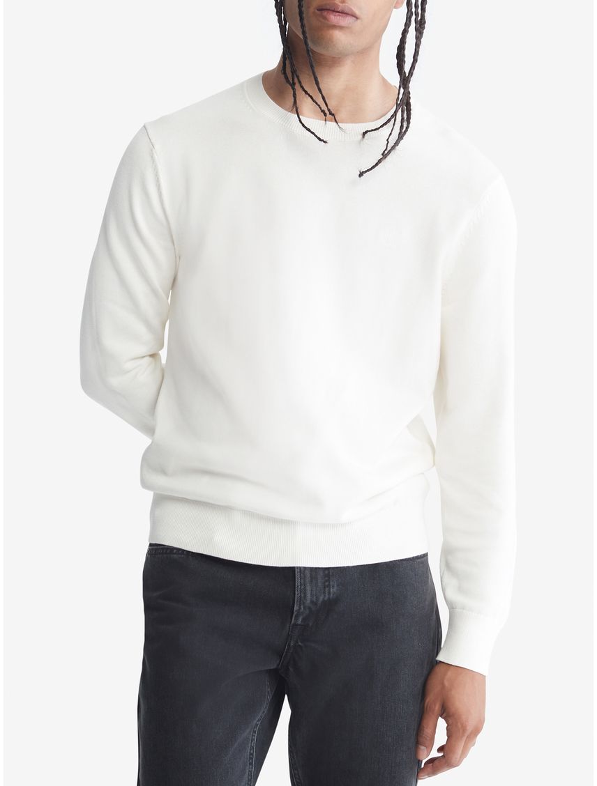 Sweater básico con logo bordado