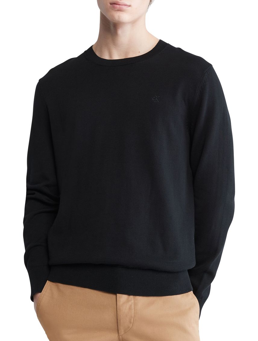 Sweater casual smoth de algodón