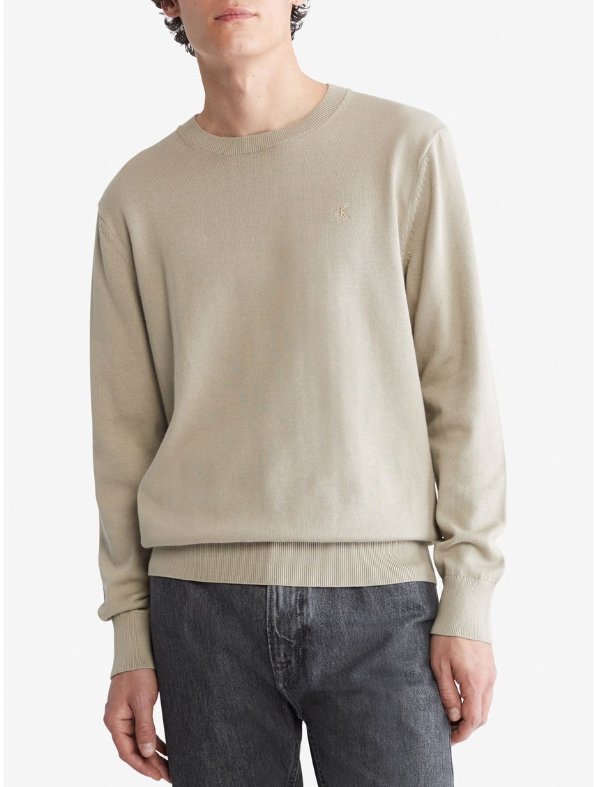Sweater casual smoth de algodón