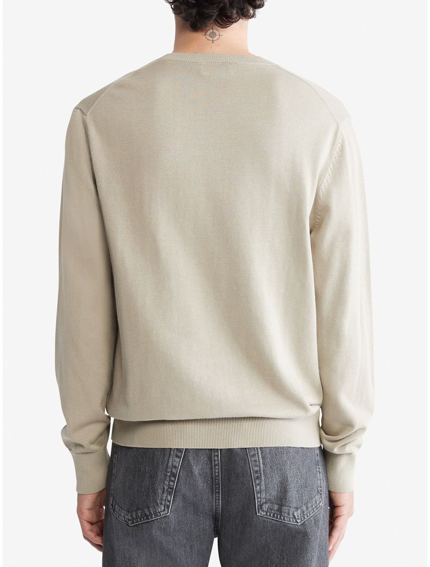 Sweater casual smoth de algodón