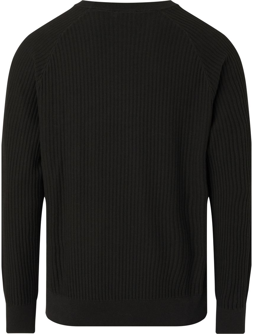 Sweater con textura ottamana reversa