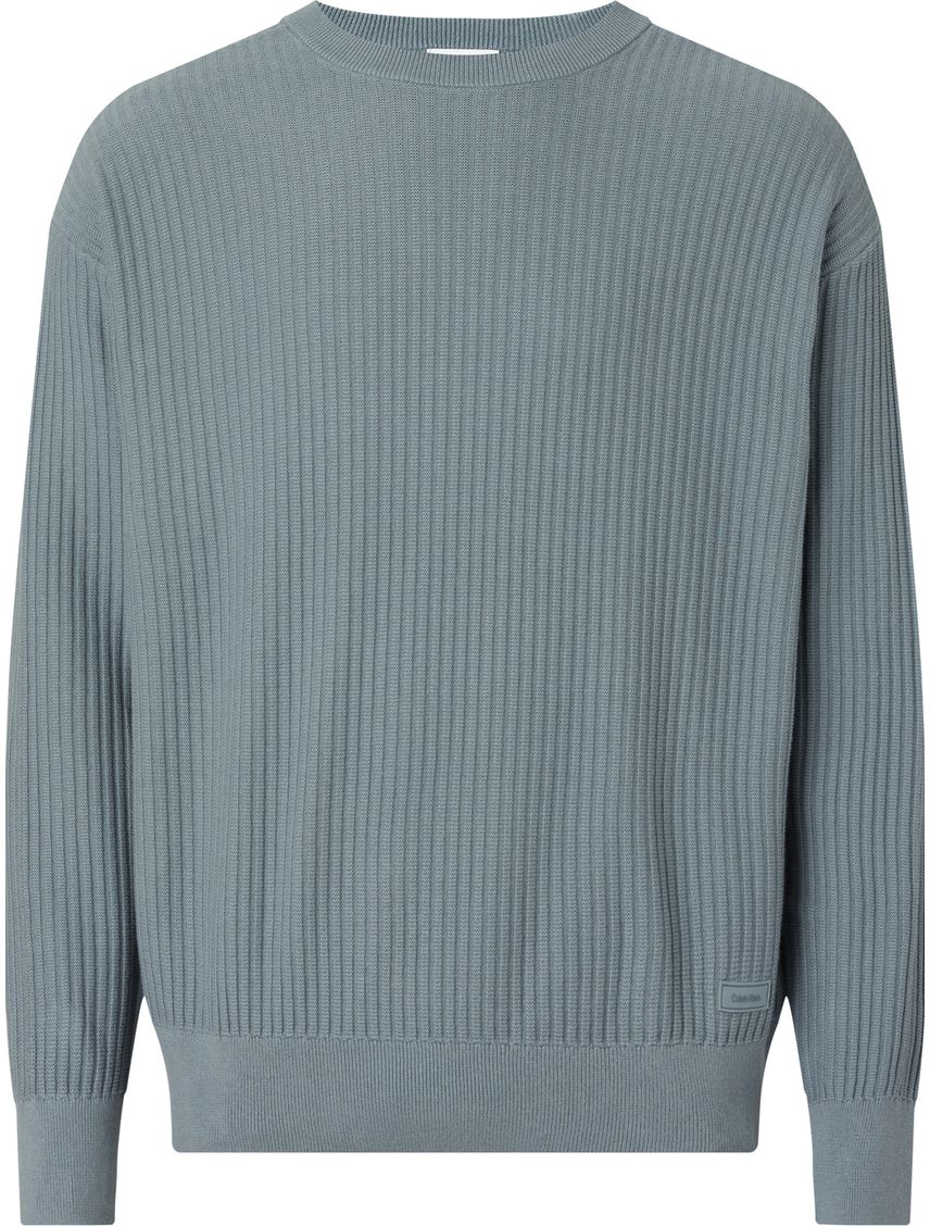 Sweater con textura ottamana reversa