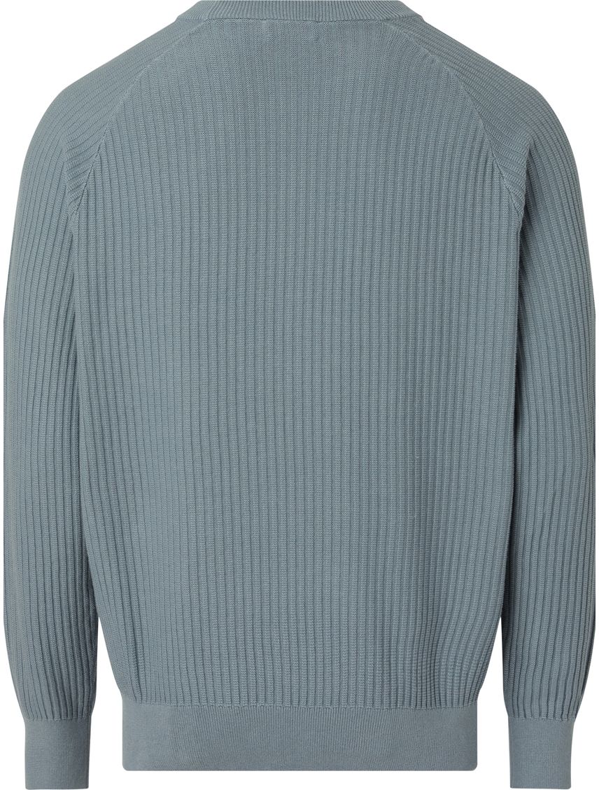 Sweater con textura ottamana reversa