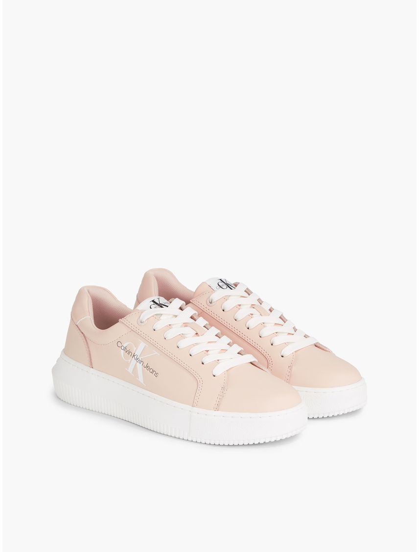 Zapatillas chunky cupsole de piel