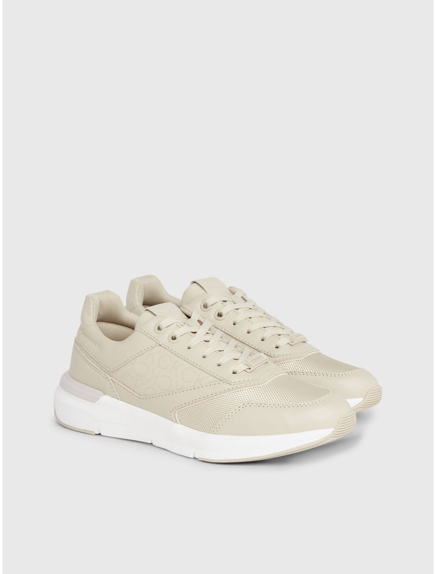 Zapatillas runner lace up con monograma