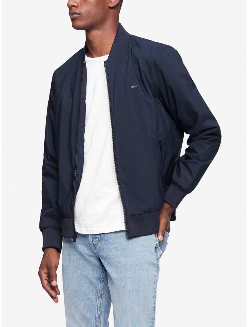 Campera bomber con cremallera