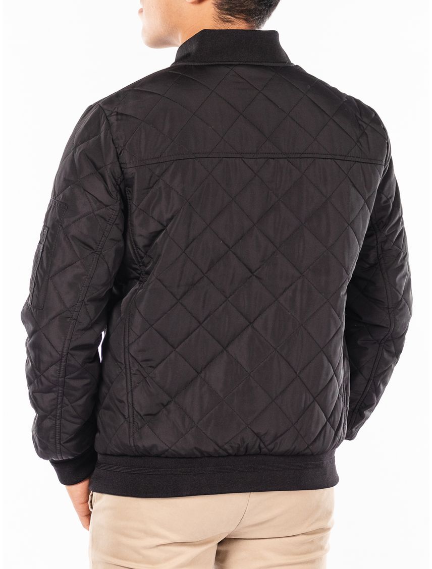Campera quilted con cremallera