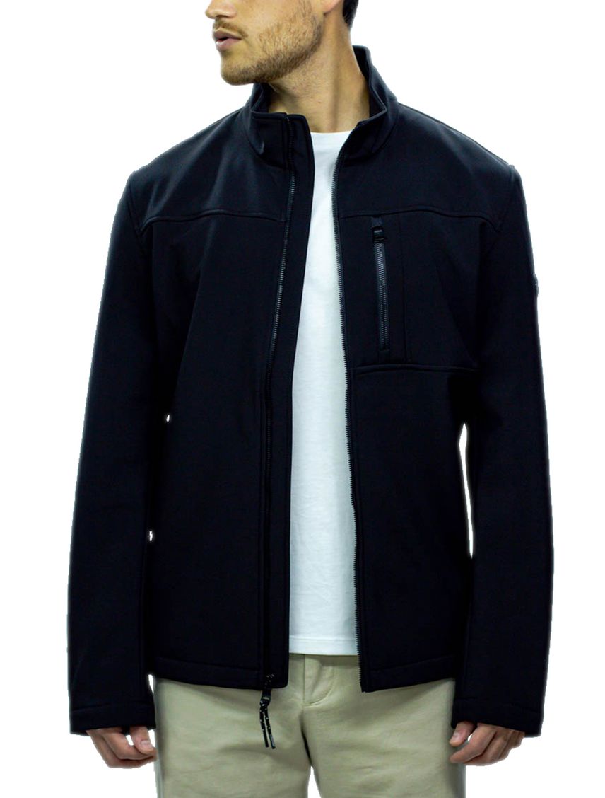 Campera suave con cremallera