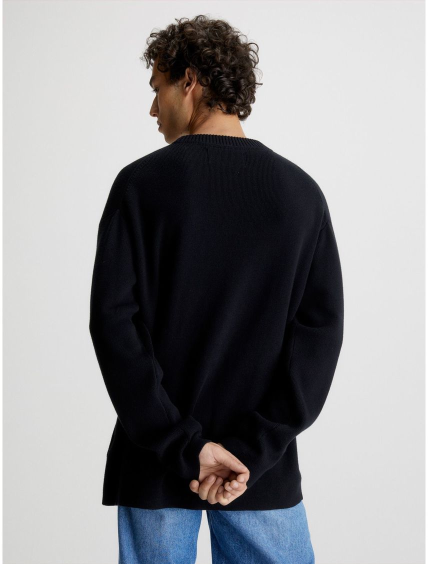 Sweater de algodón orgánico con logo