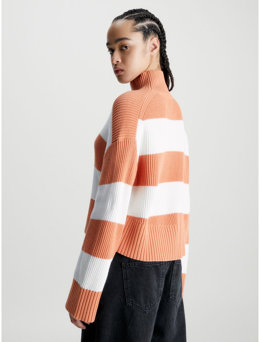 Sweater de cuello tortuga holgado