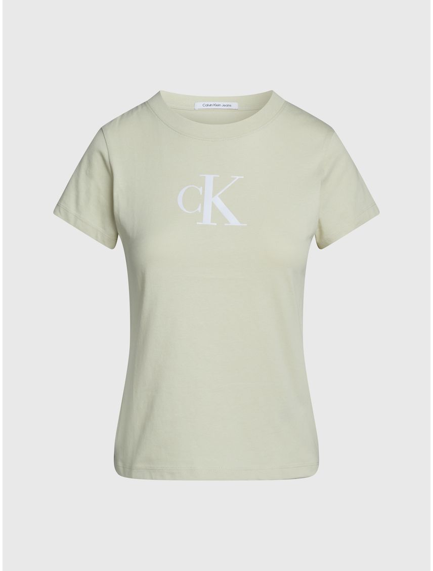 Remera slim con monograma