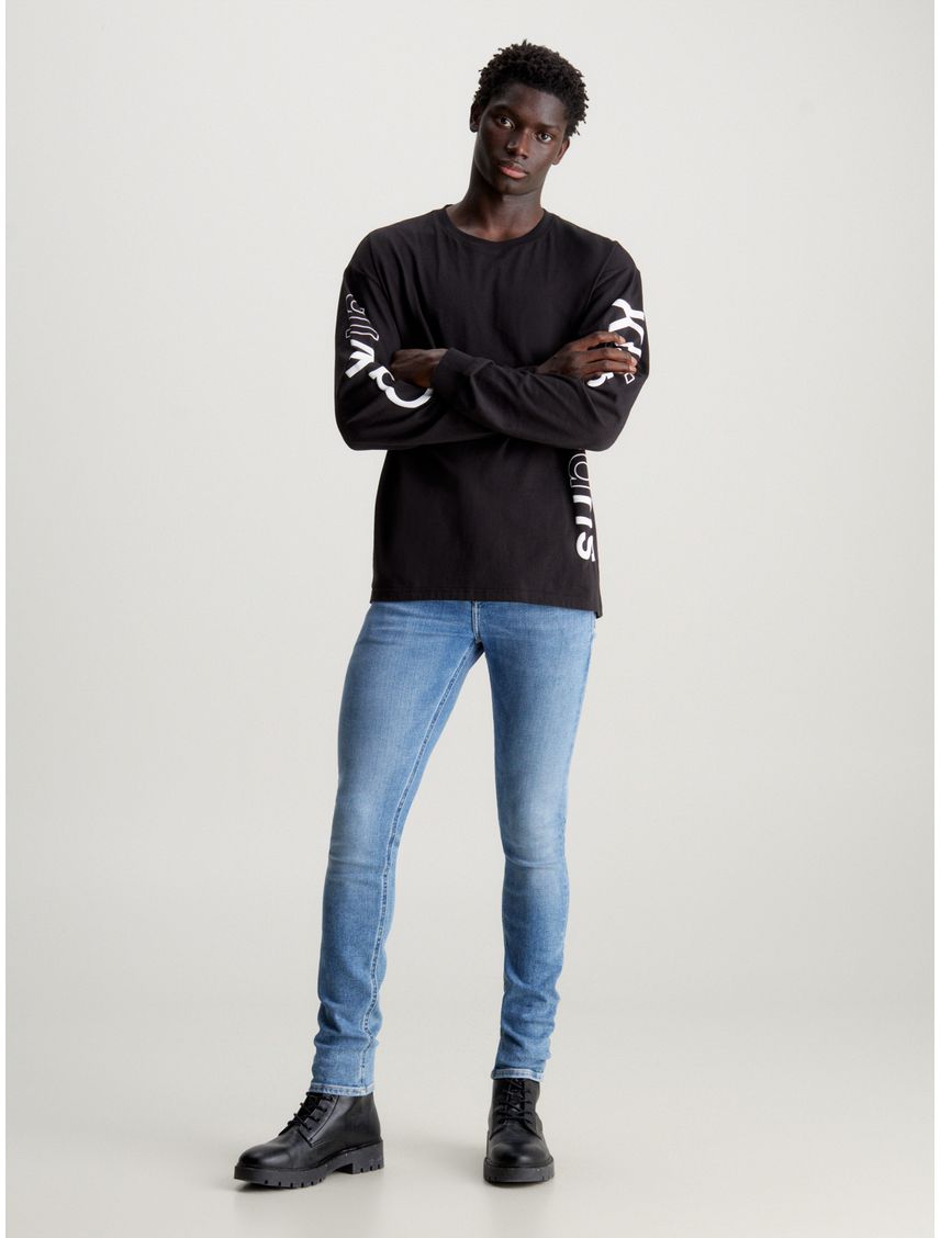 Skinny jeans efecto desgastado