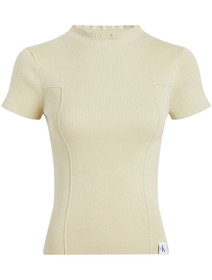 Sweater seaming manga corta