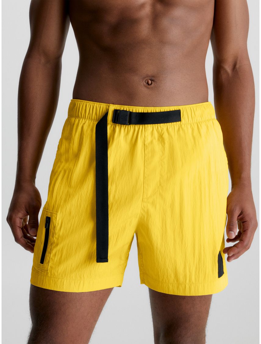 Bañador de largo medio con cordón - CK Nylon