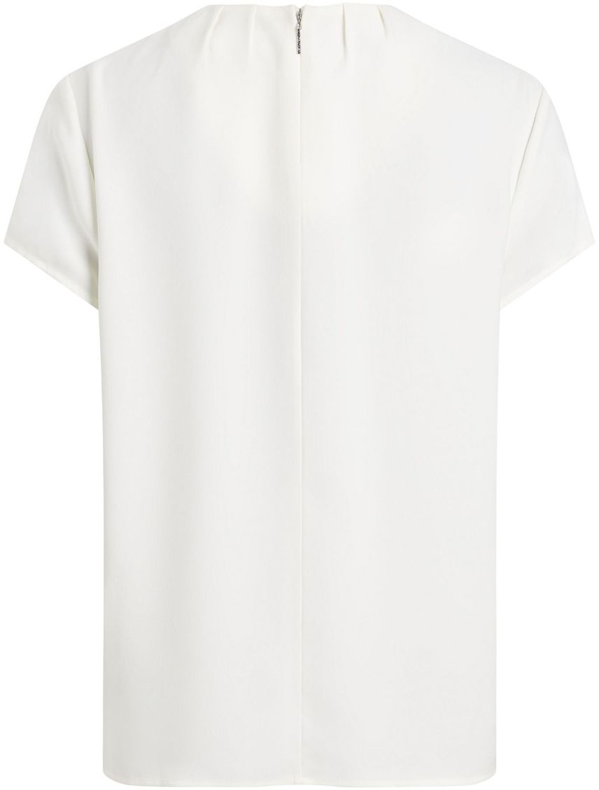 Blusa manga corta con barra metálica