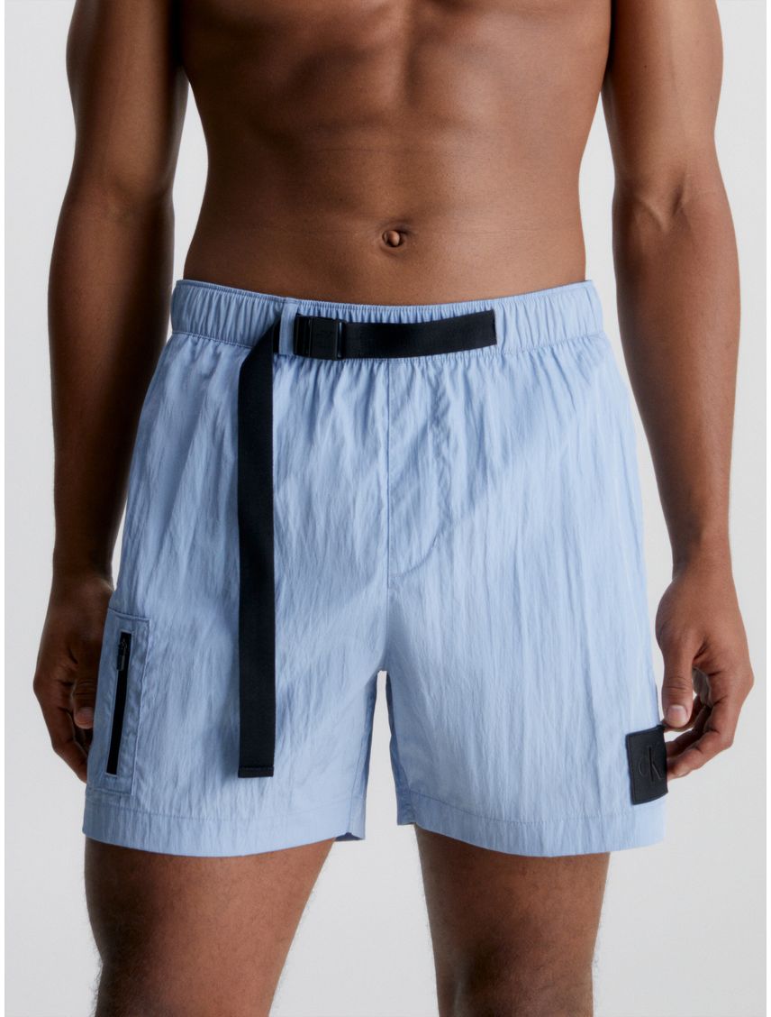 Bañador de largo medio con cordón - CK Nylon