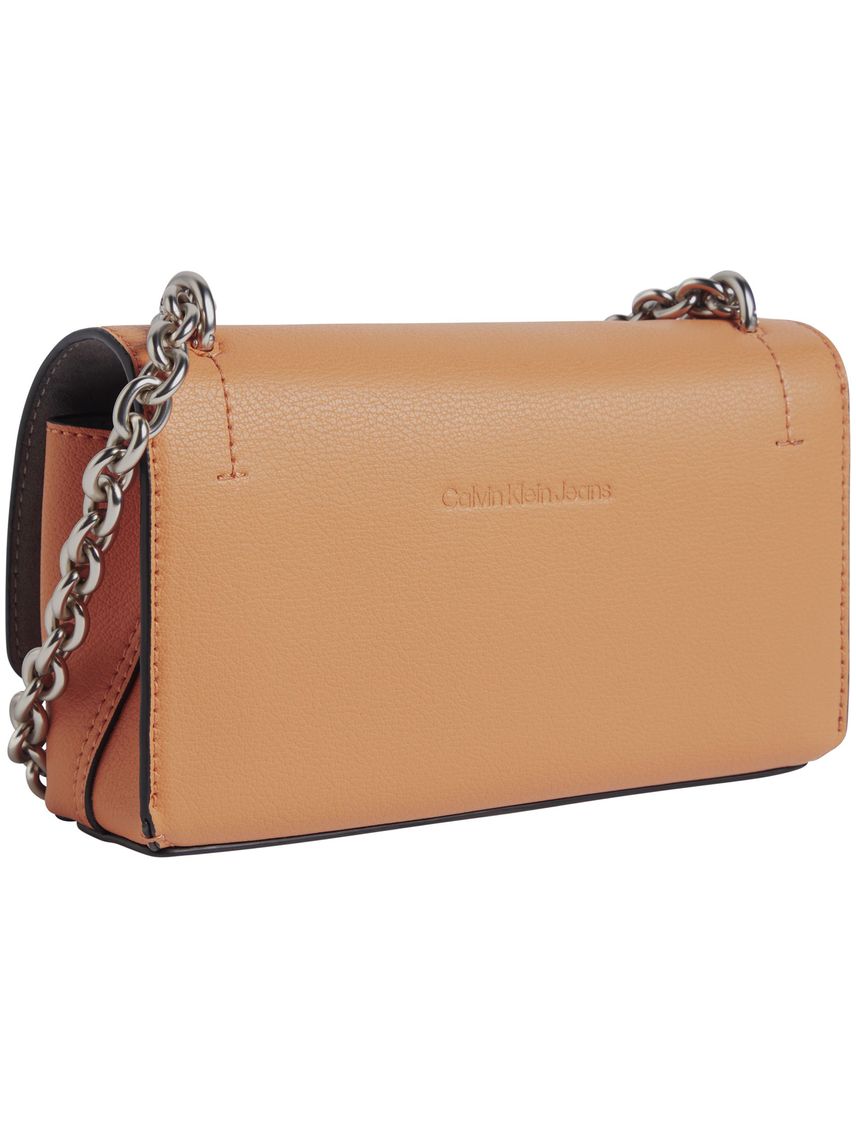 Cartera de hombro minimalista con solapa