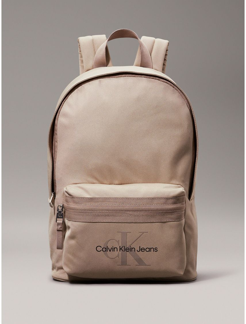 Mochila redonda con logo