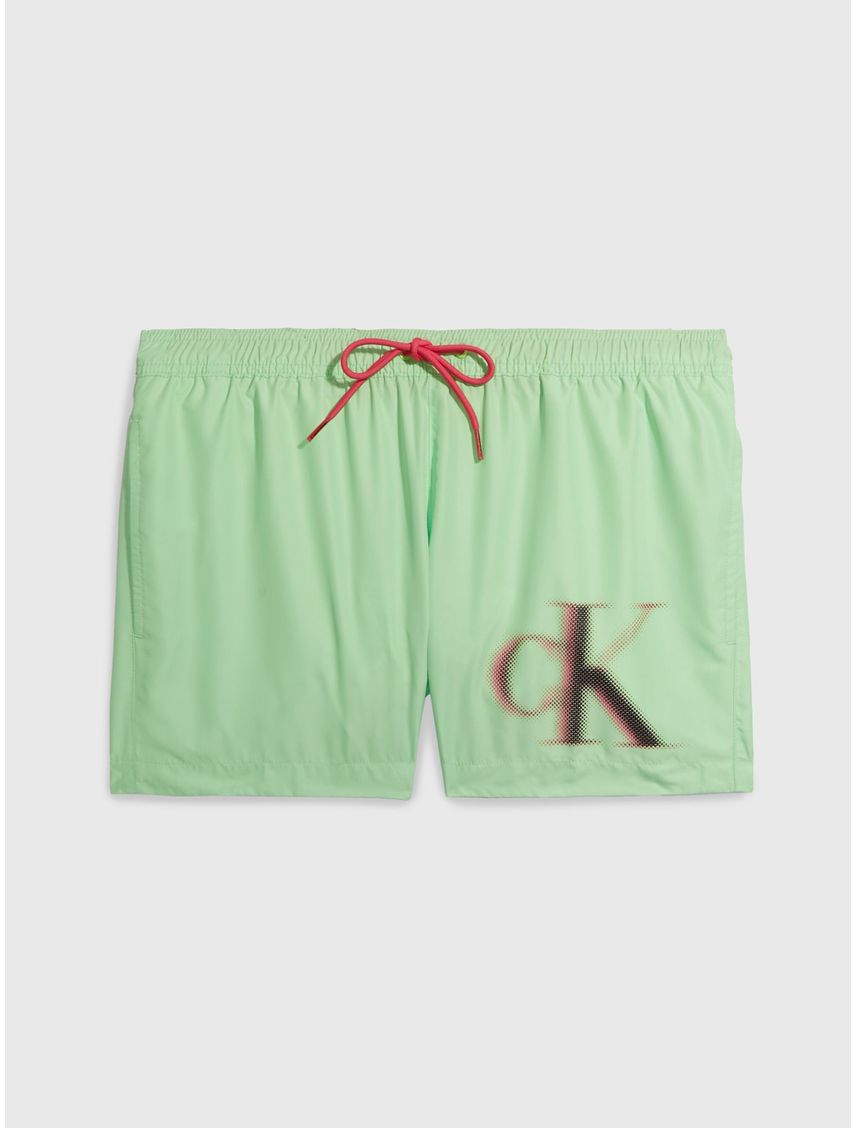 Bañador corto con cordón - CK Monogram