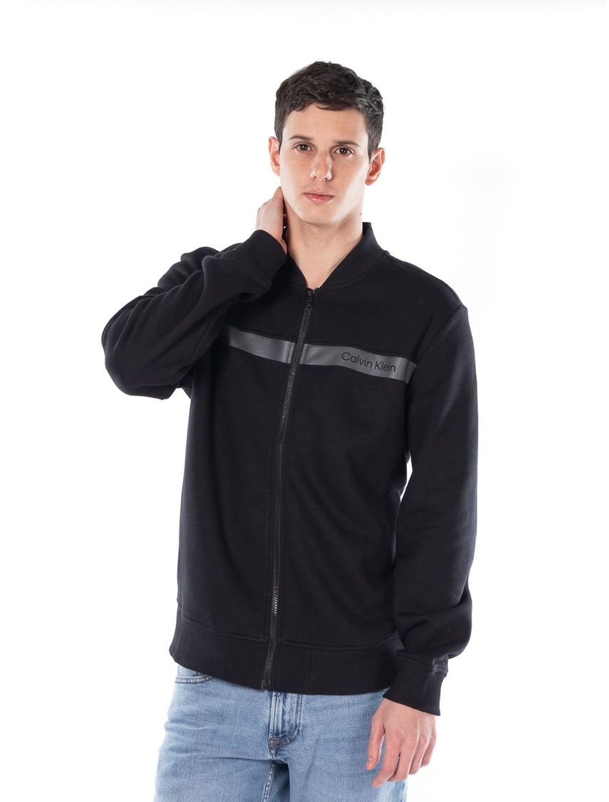Buzo bomber clásico con cremallera