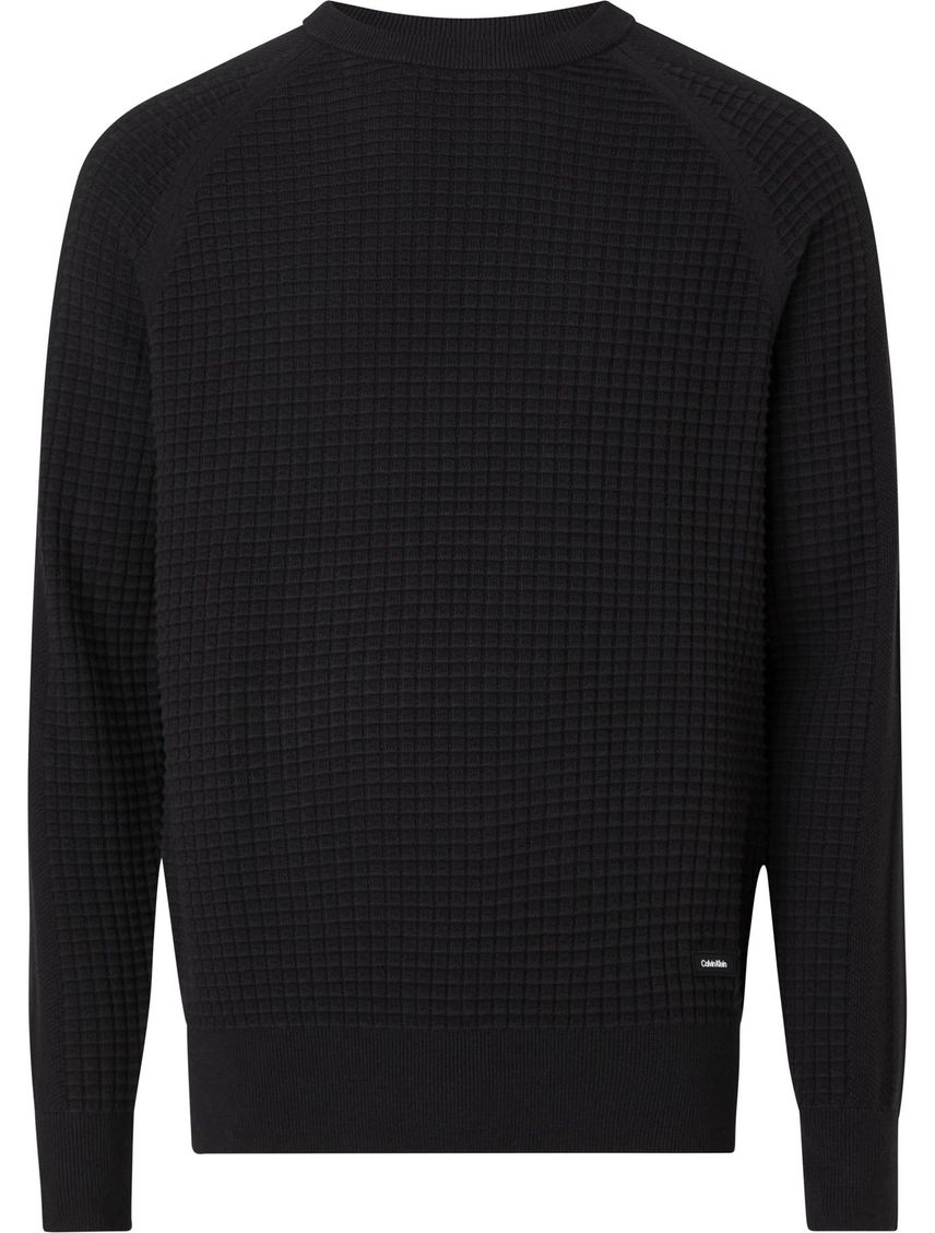 Sweater de punto texturizado