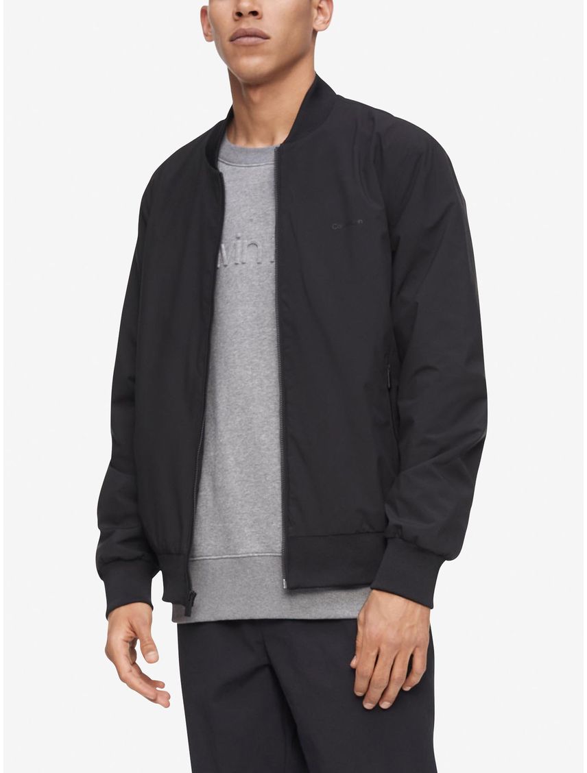 Campera bomber con cremallera